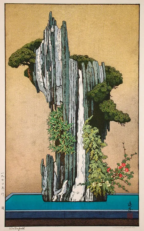 Yoshida Tōshi, Waterfall, 1970 | LACMA Collections
