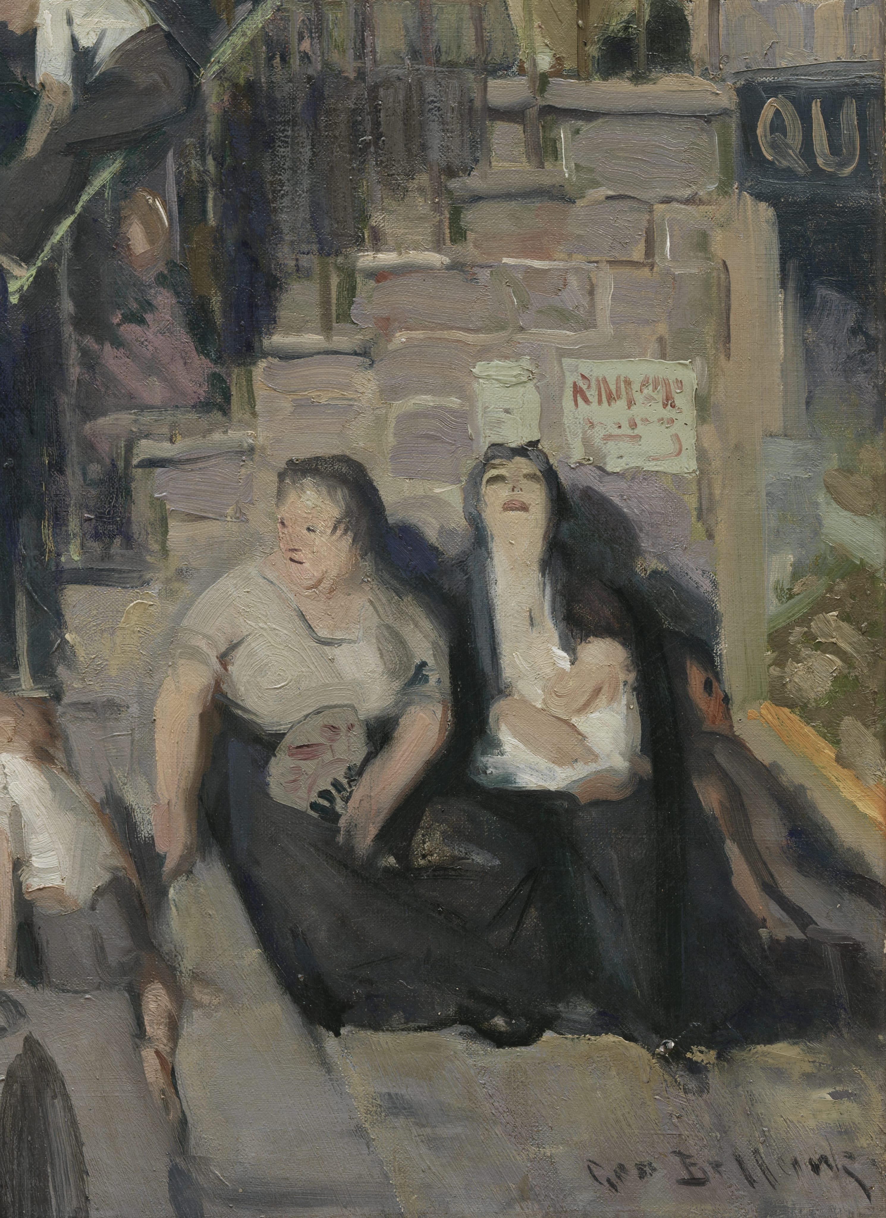 アート・デザイン・音楽 The Paintings of e Bellows George Bellows, Cliff Dwellers, 1913 | LACMA Collections
