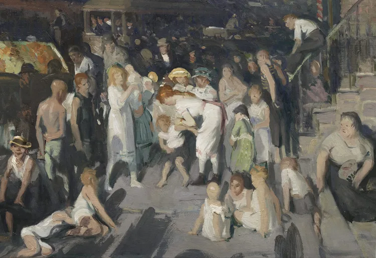 George Bellows, Cliff Dwellers, 1913 | LACMA Collections
