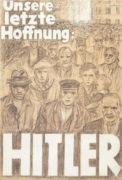 Hans Schweitzer, Our Last Hope HITLER, 1932 | LACMA Collections