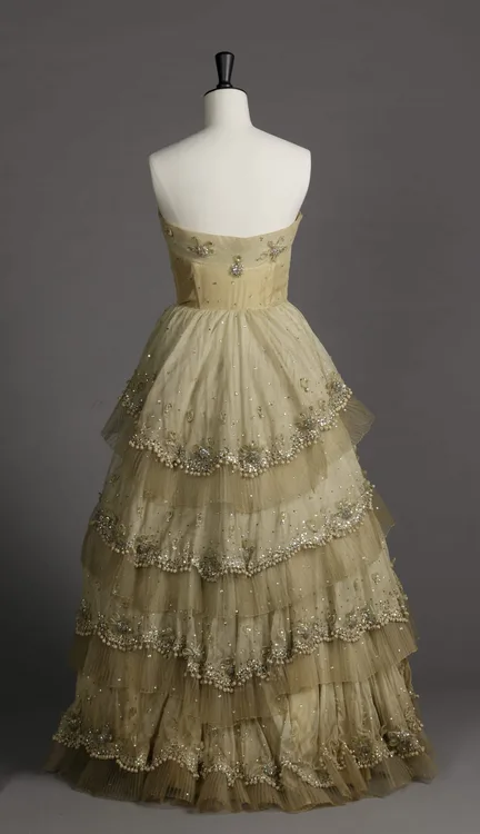 Christian Dior, Woman's Dress, 'Mozart', 1950-1957 | LACMA Collections