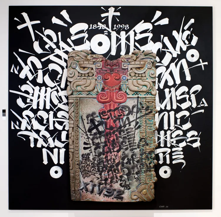 Chaz Bojórquez, Ano Loco XIV92 Por Dios y Oro, 1992 | LACMA