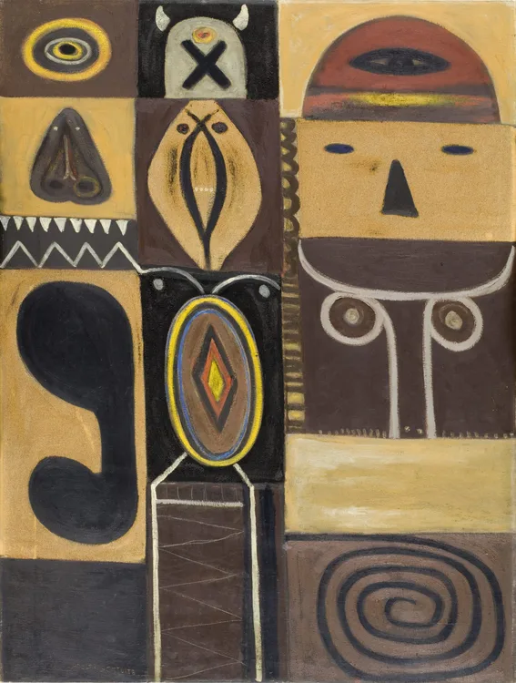 Adolph Gottlieb, Totem, 1947 | LACMA Collections