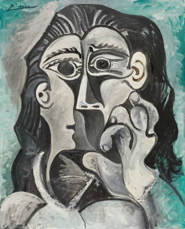 Pablo Picasso, Head of a Woman (Jacqueline), 1961-1962 | LACMA