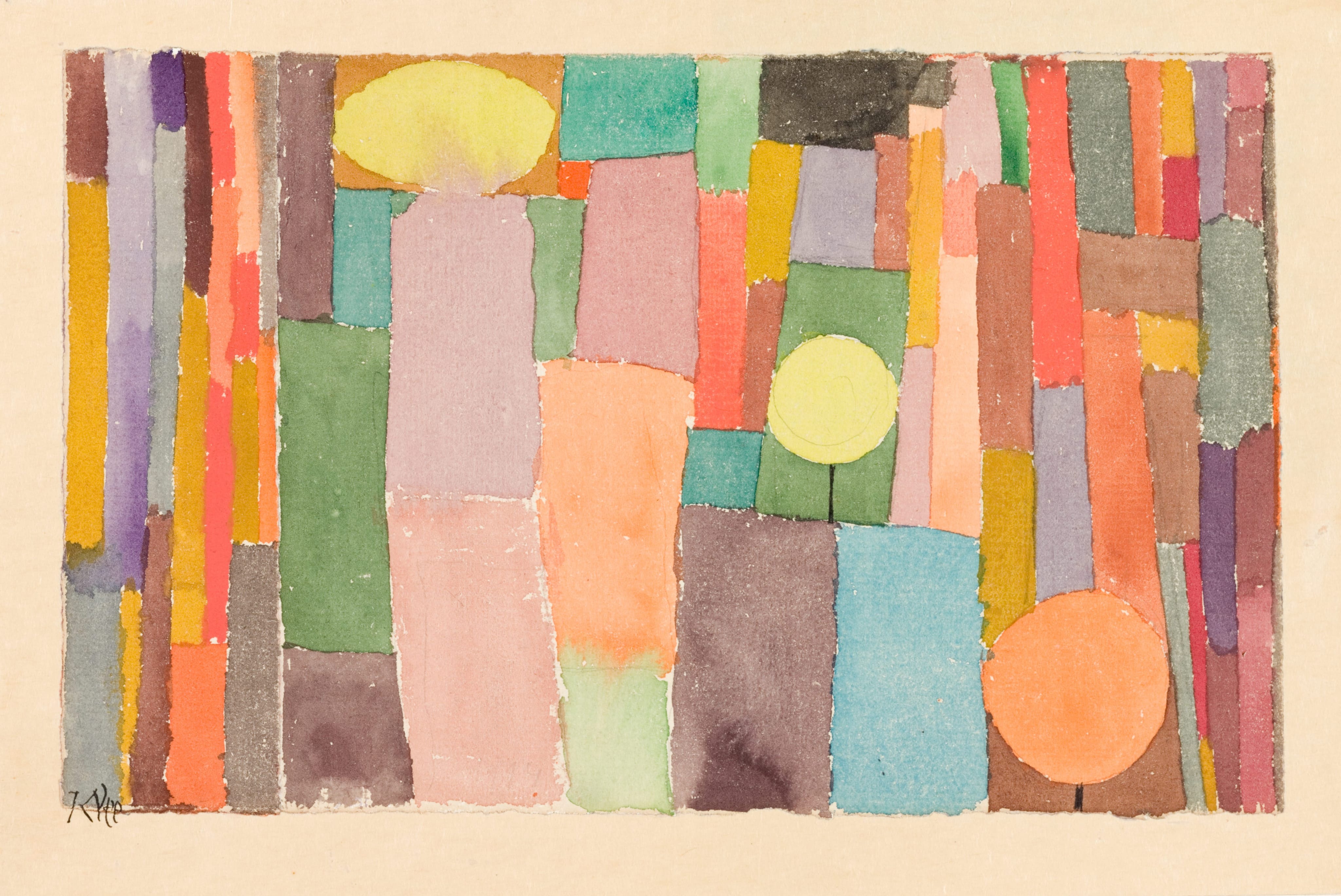Paul Klee, In the Kairouan Style, Transposed in a Moderate Way