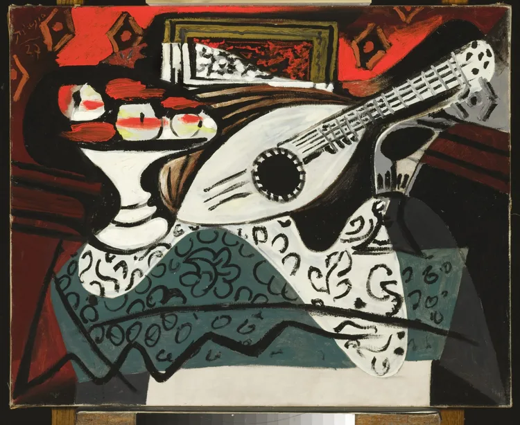 Pablo Picasso, Still Life (with Mandolin), 1927 | LACMA Collections
