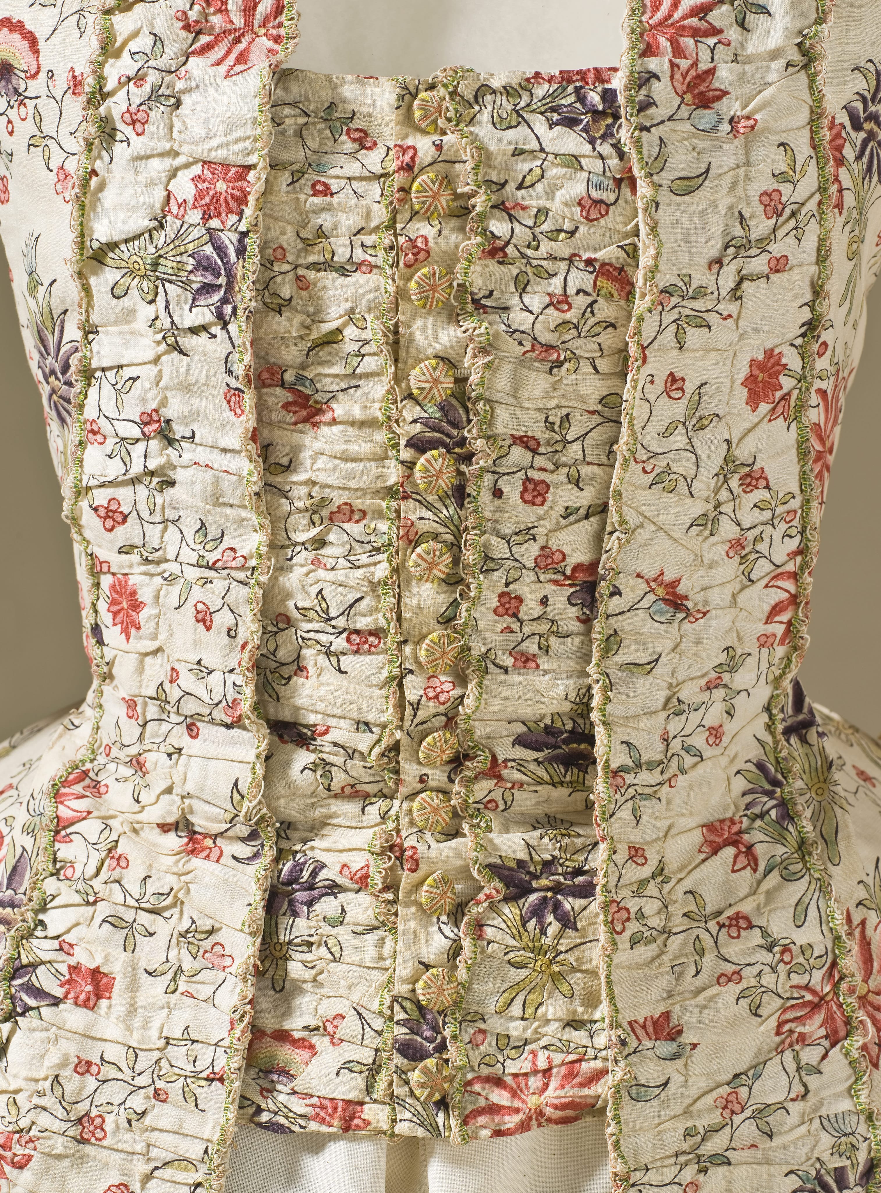 Unknown, Woman's Dress (Robe à la française), circa 1770 | LACMA