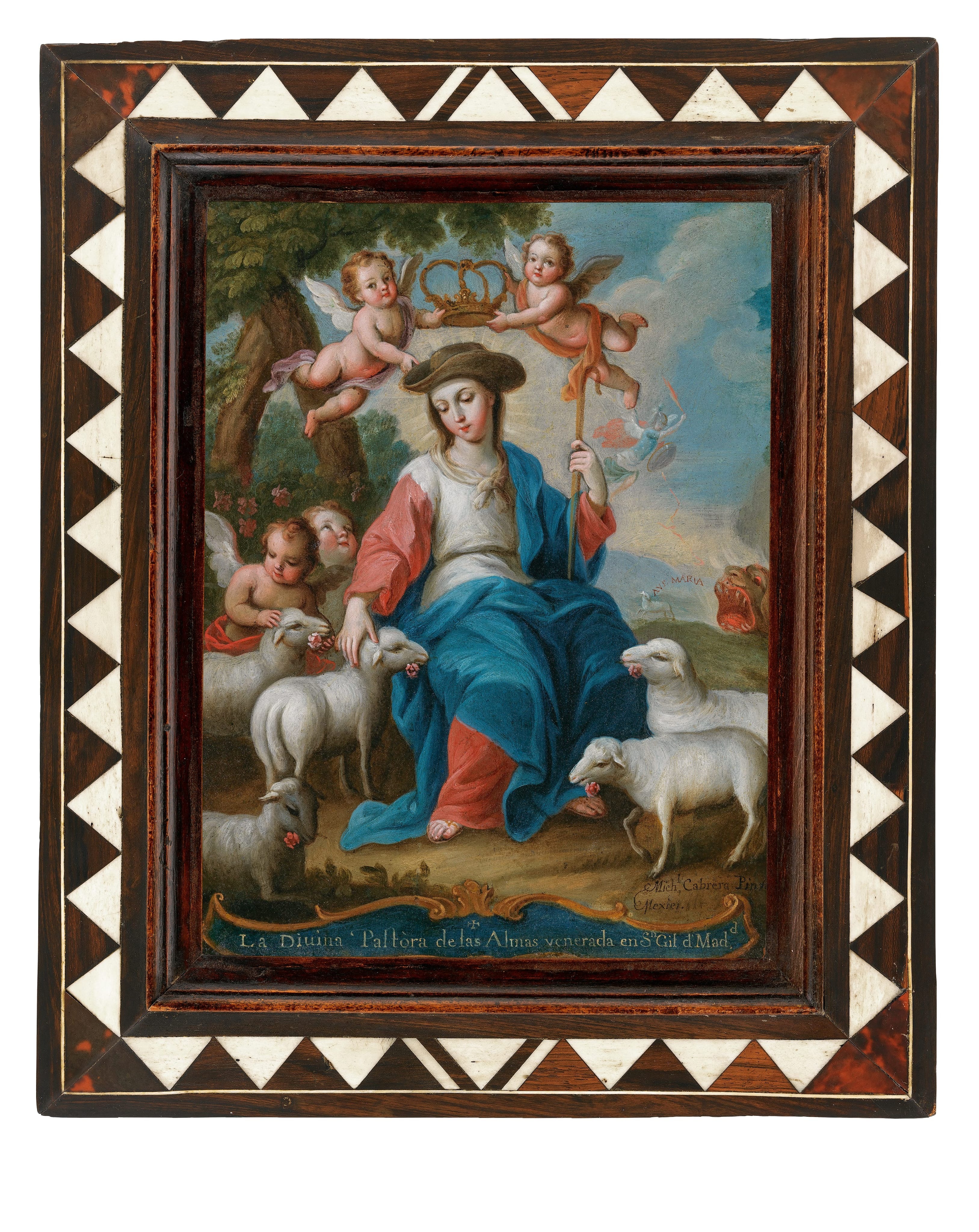Miguel Cabrera, The Divine Shepherdess (La Divina Pastora), circa