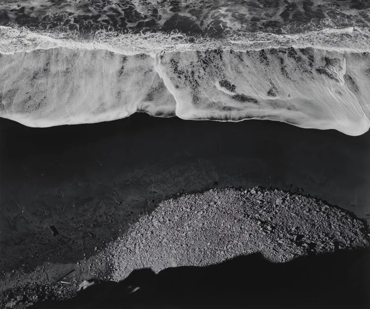 レア！Staring At The Sea • The Images 日本盤LD Ansel Adams, Surf Sequence, circa 1940, printed after 1972 | LACMA