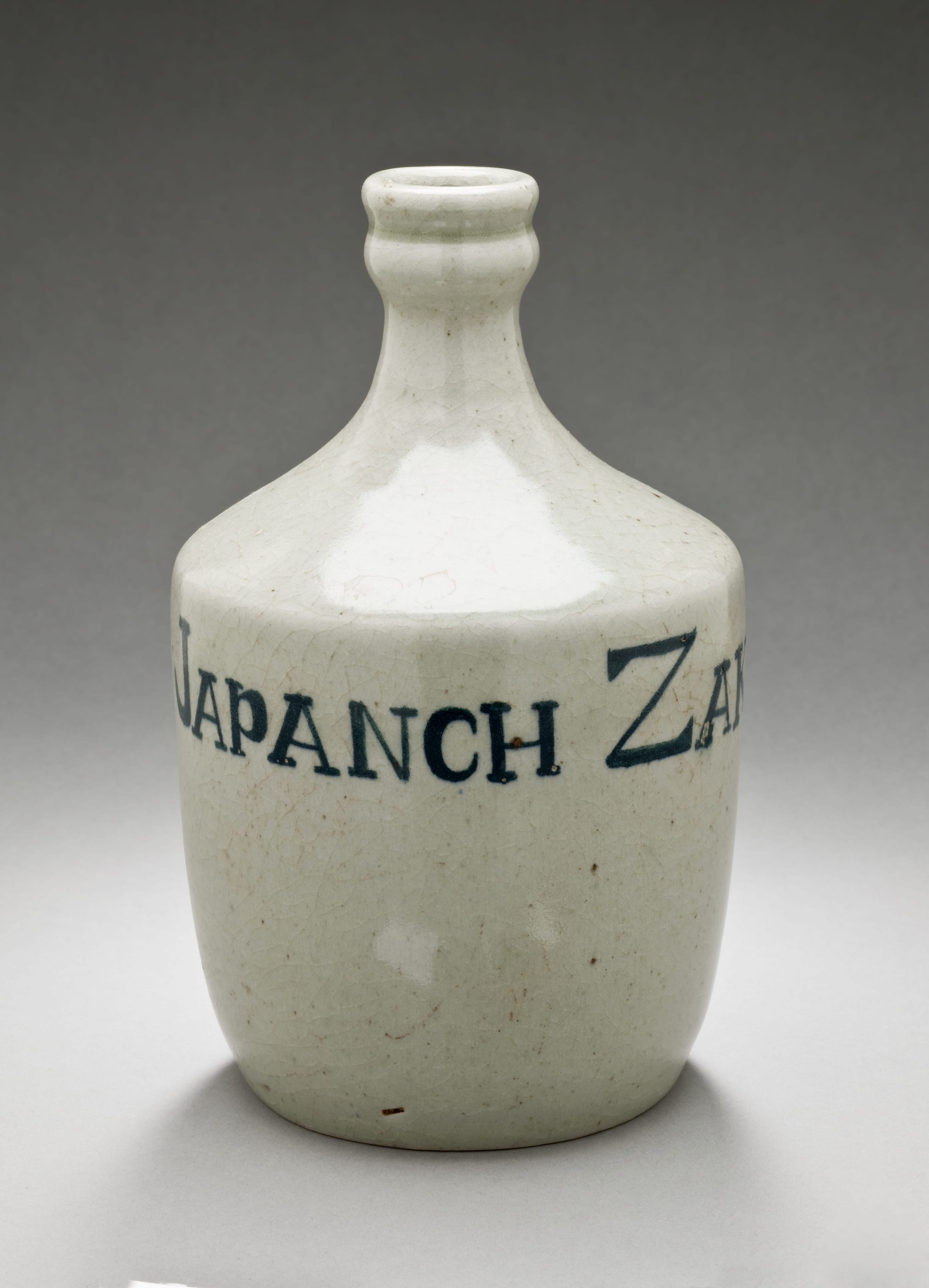 Unknown, Sake Bottle with Dutch Text, 