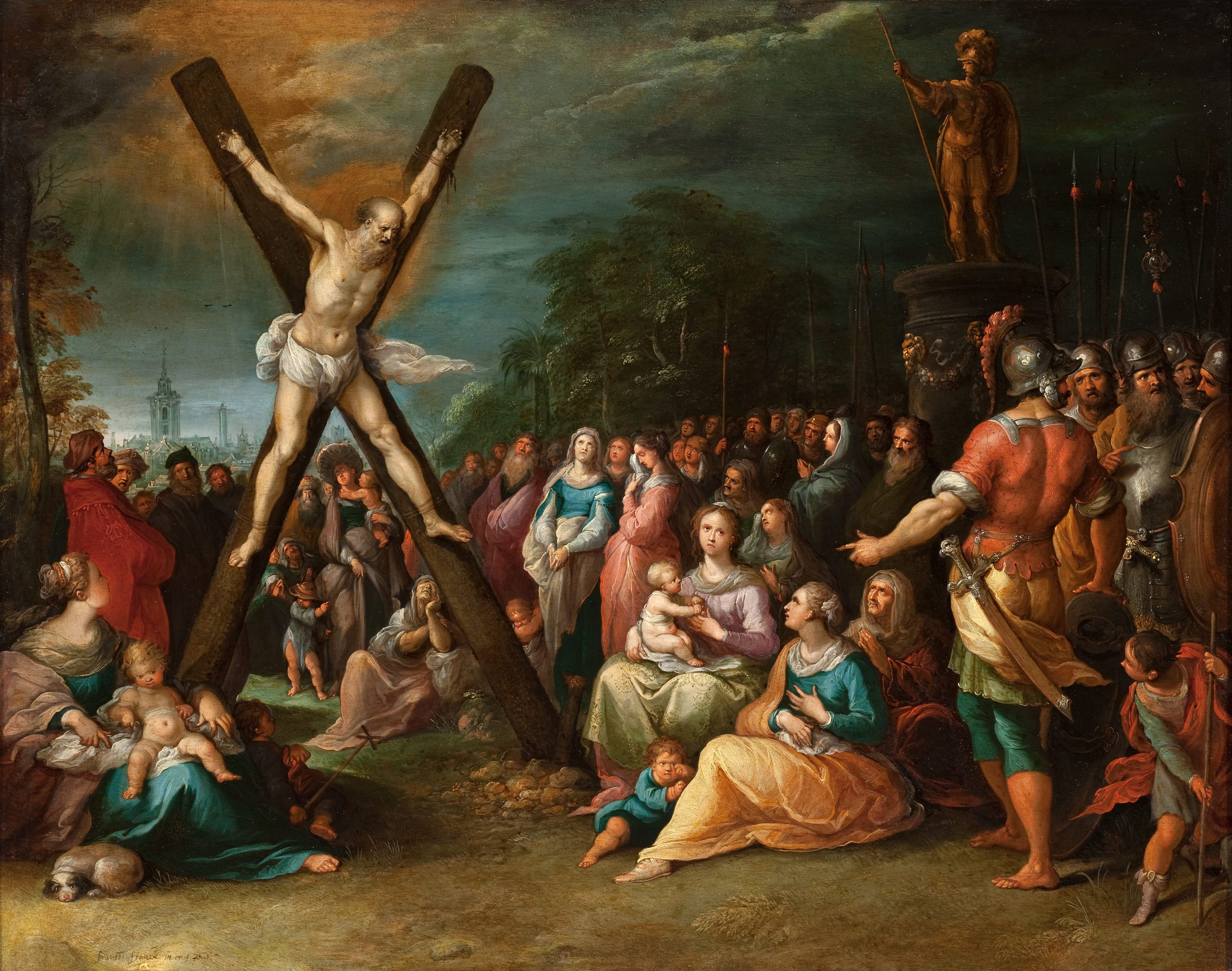 Frans Francken II, The Crucifixion of St. Andrew, circa 1620