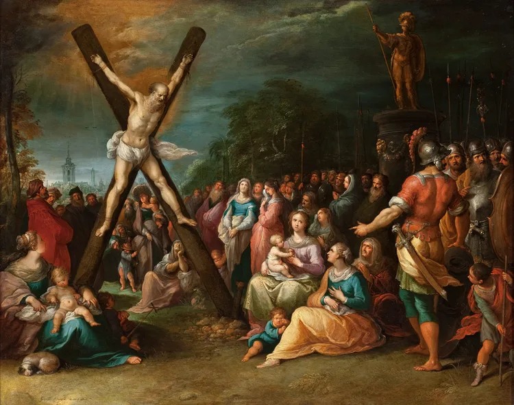 Frans Francken II, The Crucifixion of St. Andrew, circa 1620