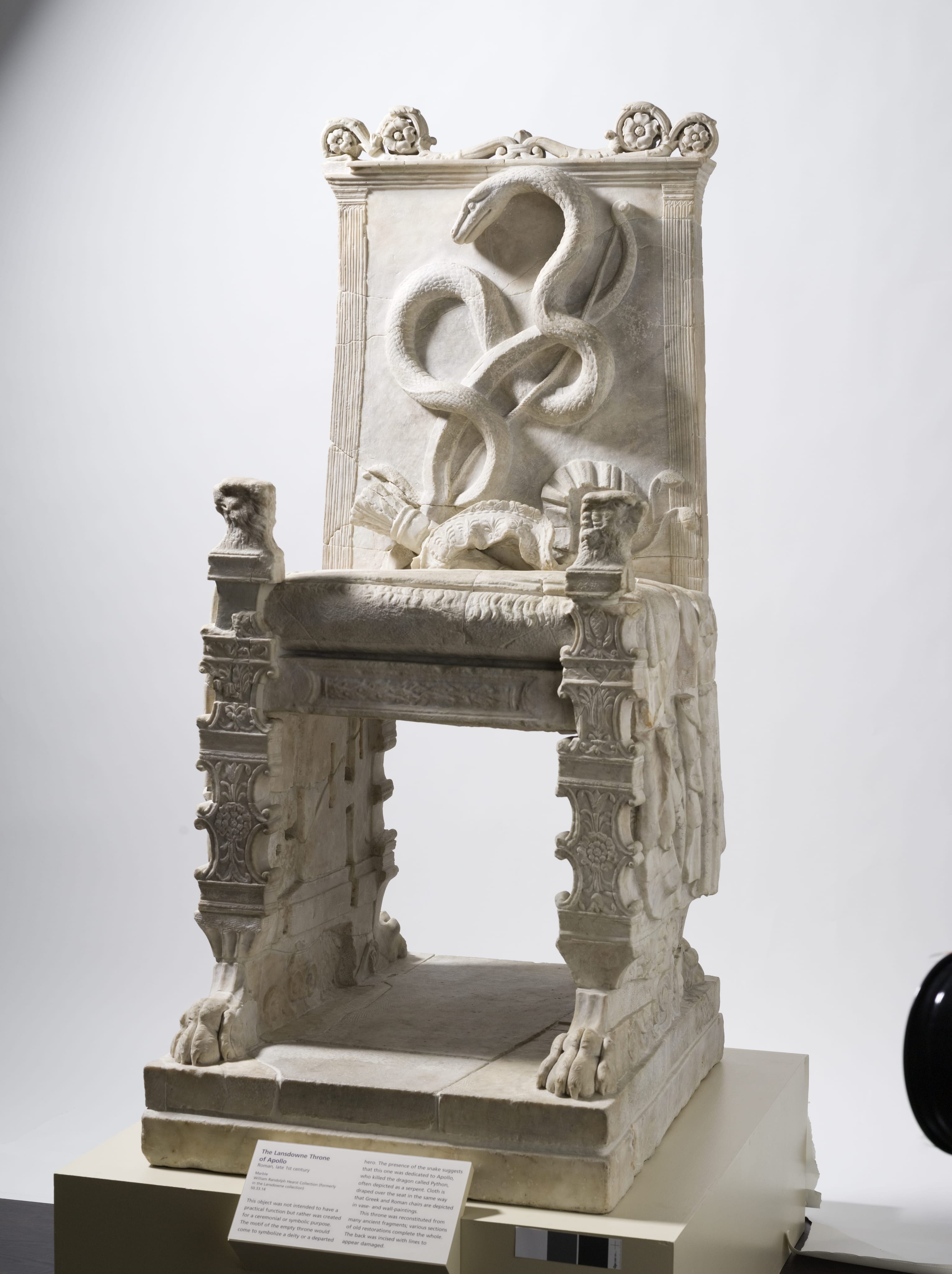 Unknown, The Lansdowne Throne of Apollo, late 1st century | LACMA