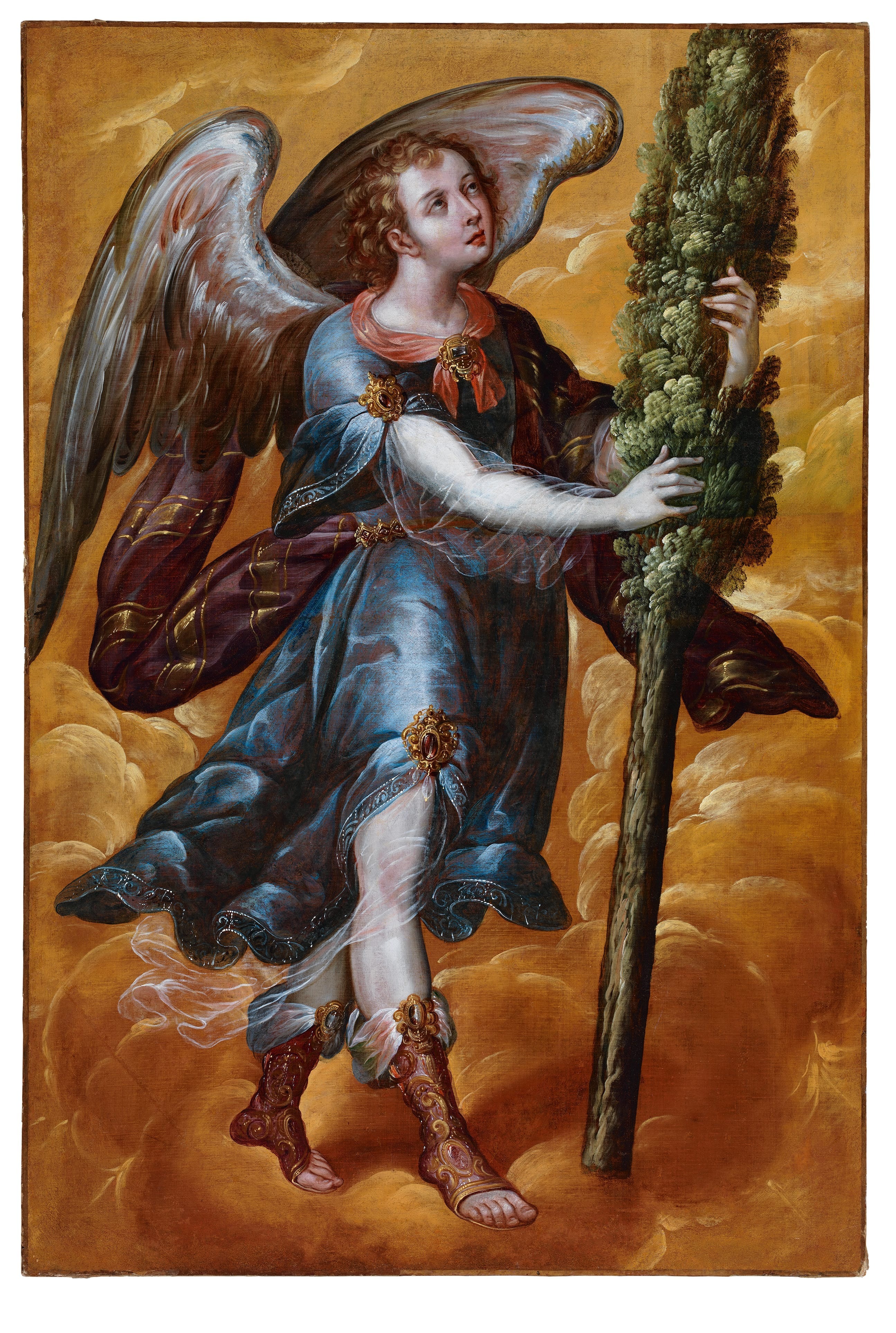 Juan Correa, Angel Carrying a Cypress (Ángel portando un ciprés