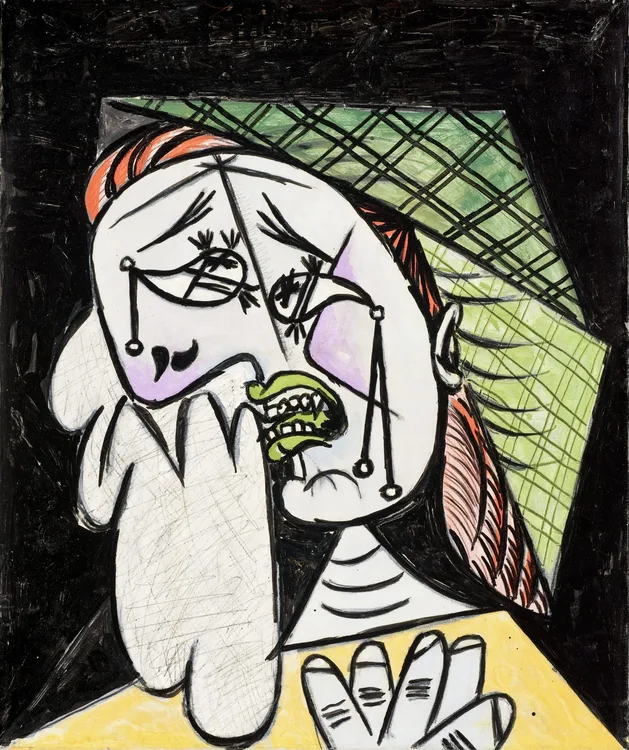 Pablo Picasso, Weeping Woman with Handkerchief, 1937 | LACMA