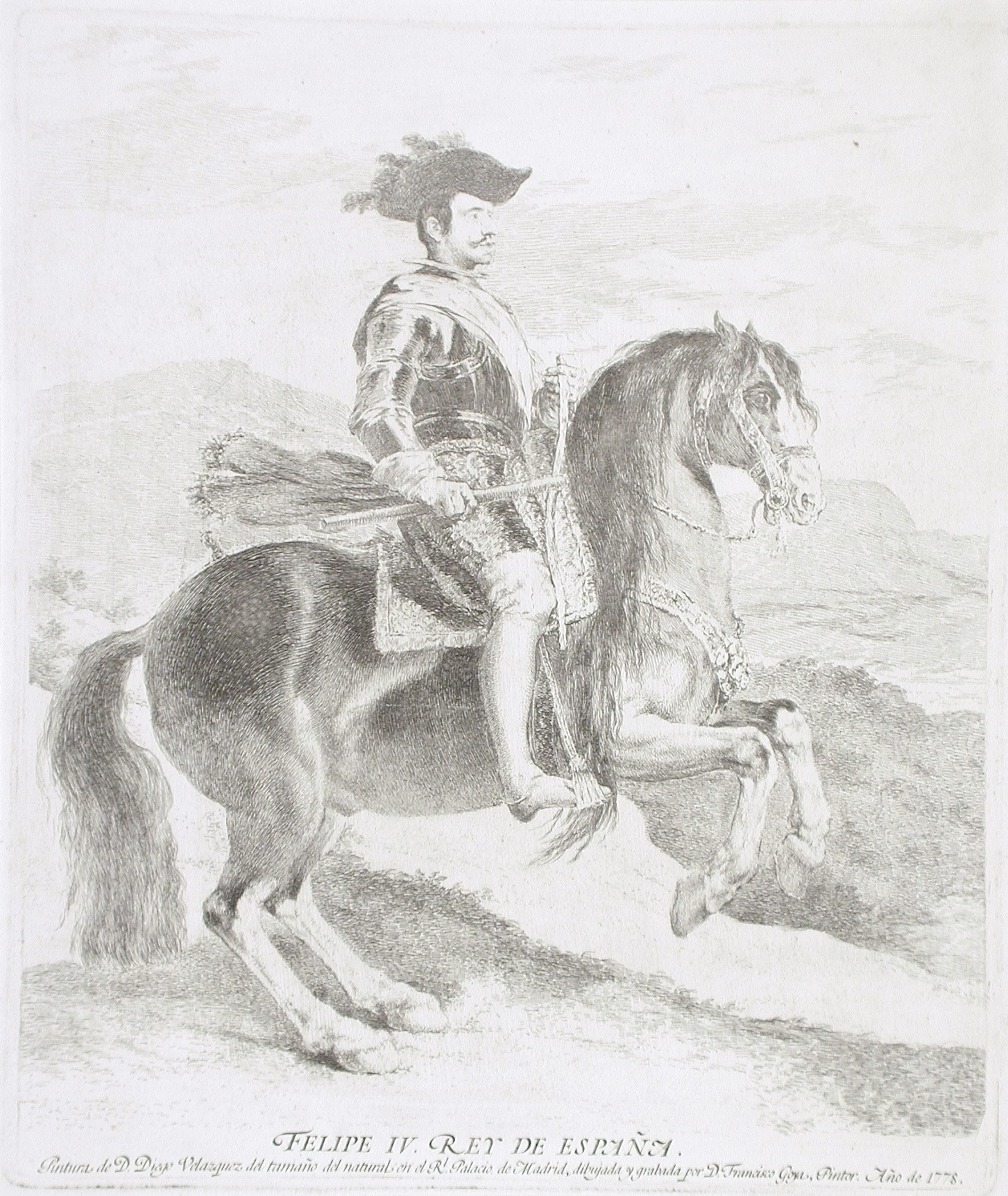 Felipe IV, King of Spain, on Horseback