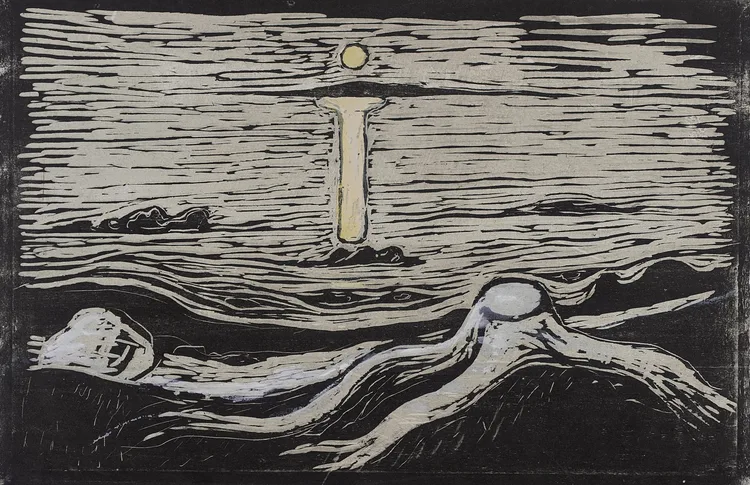 Edvard Munch, Mystical Shore, 1897 | LACMA Collections