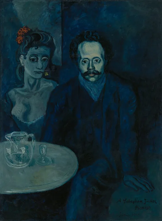 Pablo Picasso, Portrait of Sebastià Junyer Vidal, 1903 | LACMA
