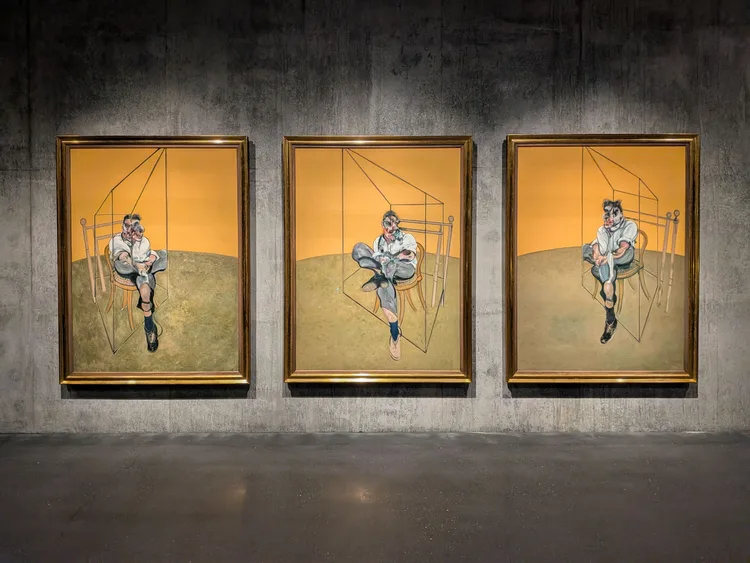 Francis Bacon, Three Studies of Lucian Freud, 1969 | LACMA Collections