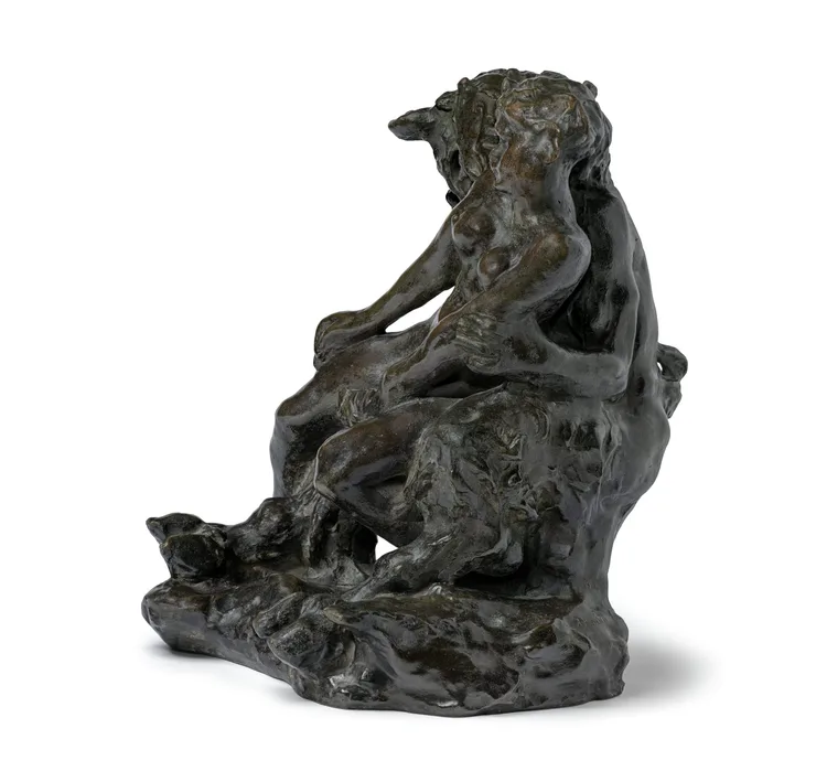 Auguste Rodin, Minotaur or Faun and Nymph, circa 1886 | LACMA