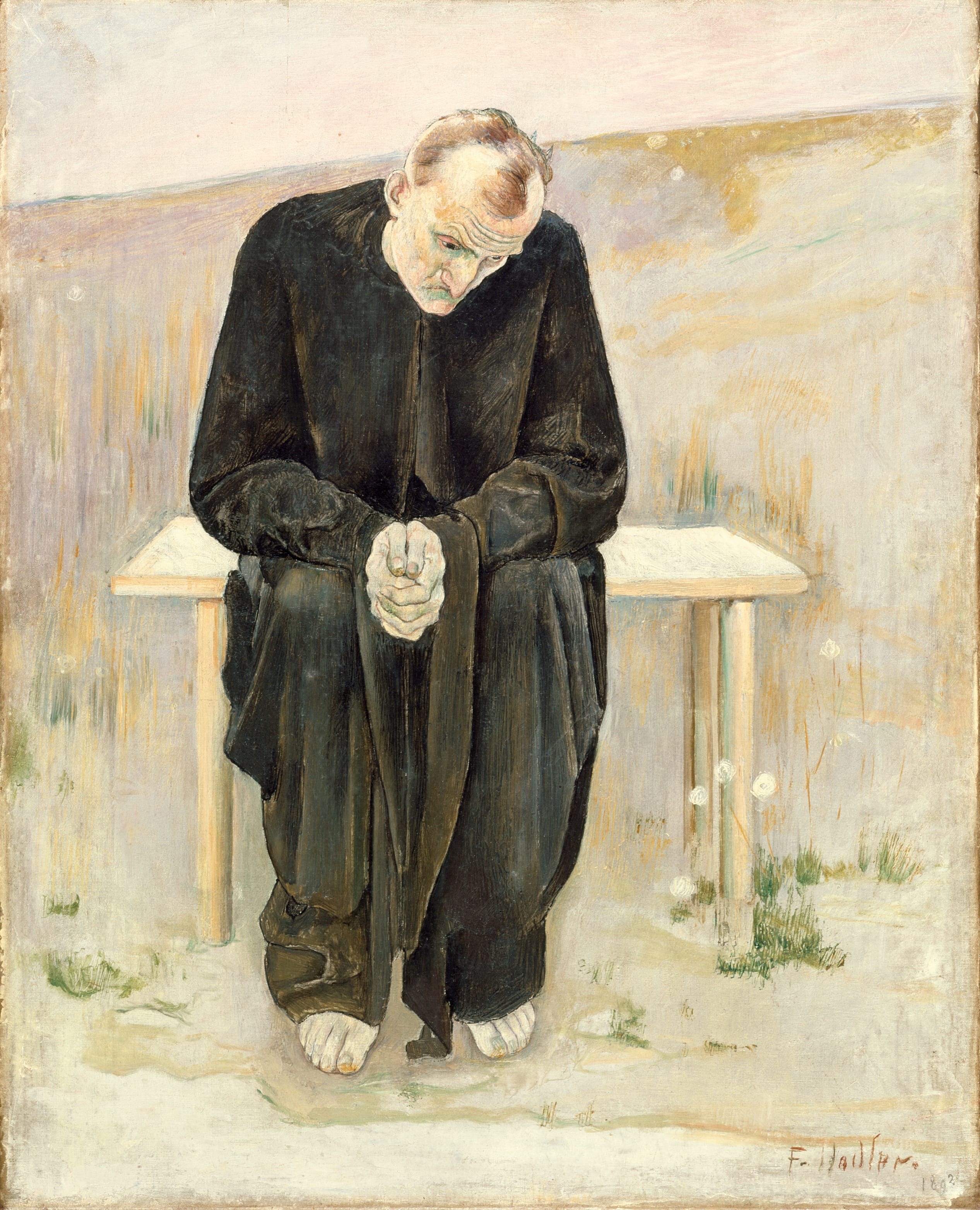 Ferdinand Hodler, The Disillusioned One, 1892 | LACMA Collections