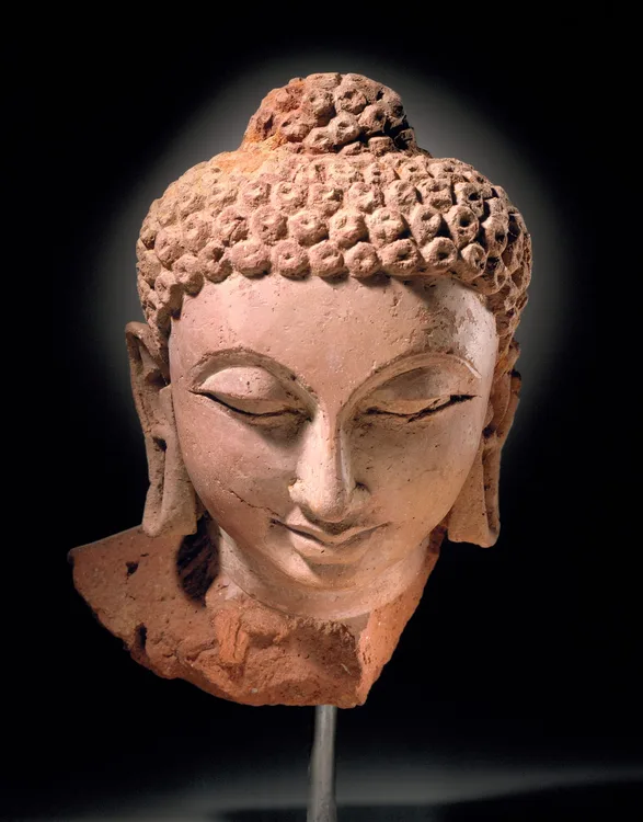 Unknown, Head of Buddha Shakyamuni, circa 400-415 | LACMA Collections