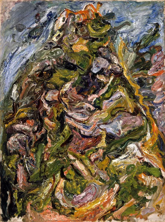 アート・デザイン・音楽 Soutine : Ceret 1919-1922 Chaim Soutine Chaim Soutine, Hill at Ceret, circa 1921 | LACMA Collections