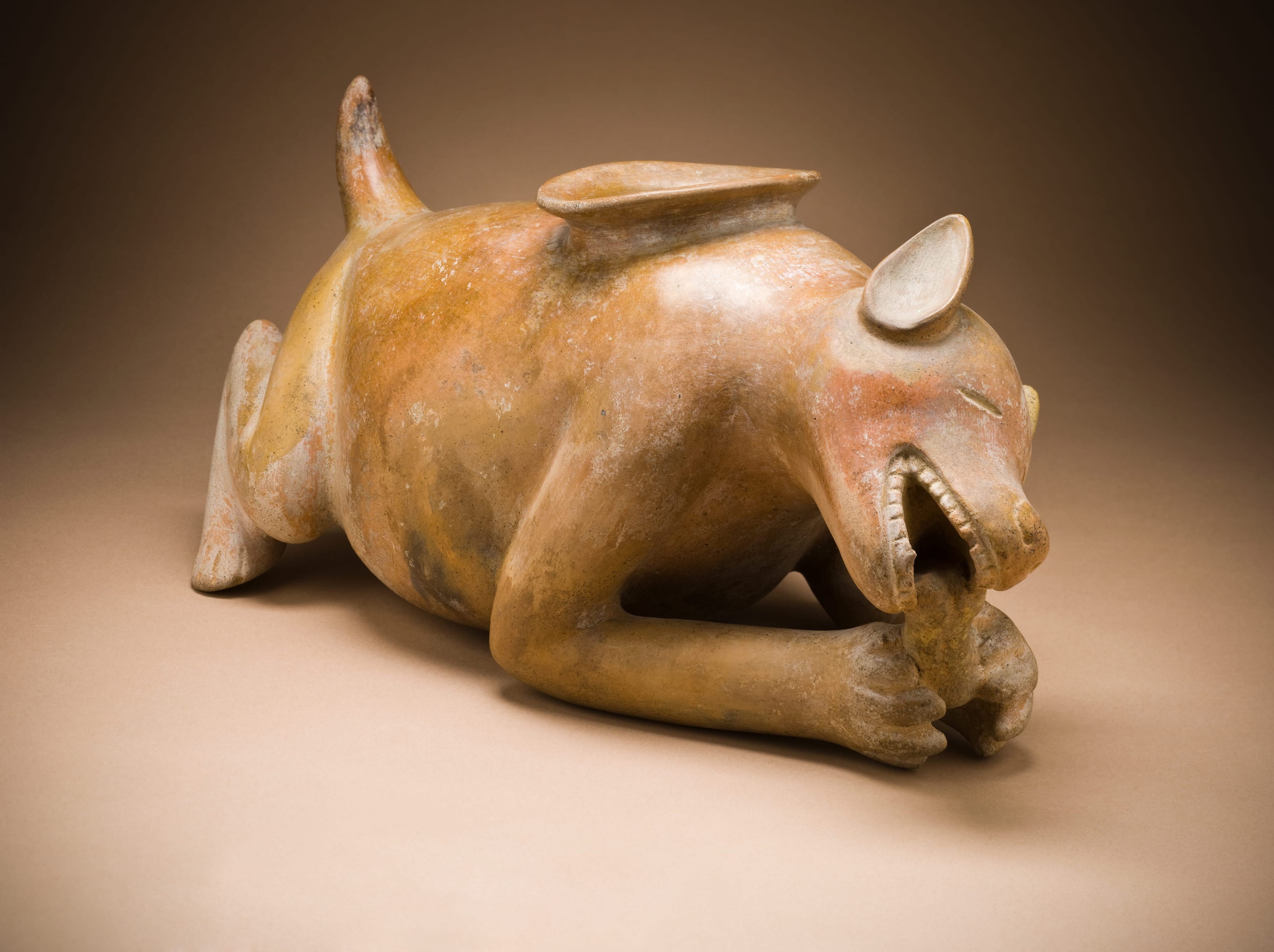 Unknown, Dog Vessel, 200 BCE–500 CE | LACMA Collections