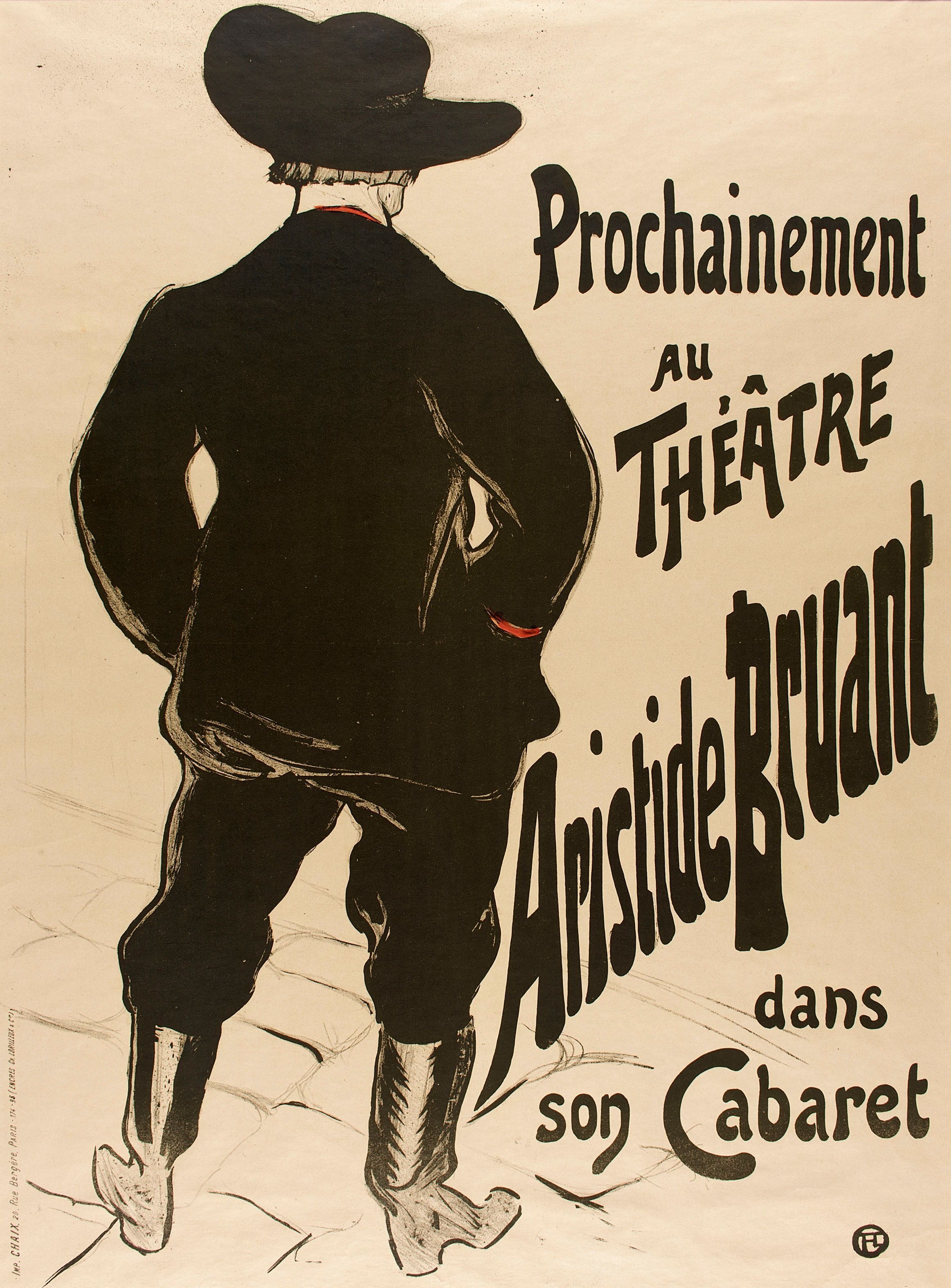 Henri de Toulouse-Lautrec, Aristide Bruant dans son cabaret, 1893