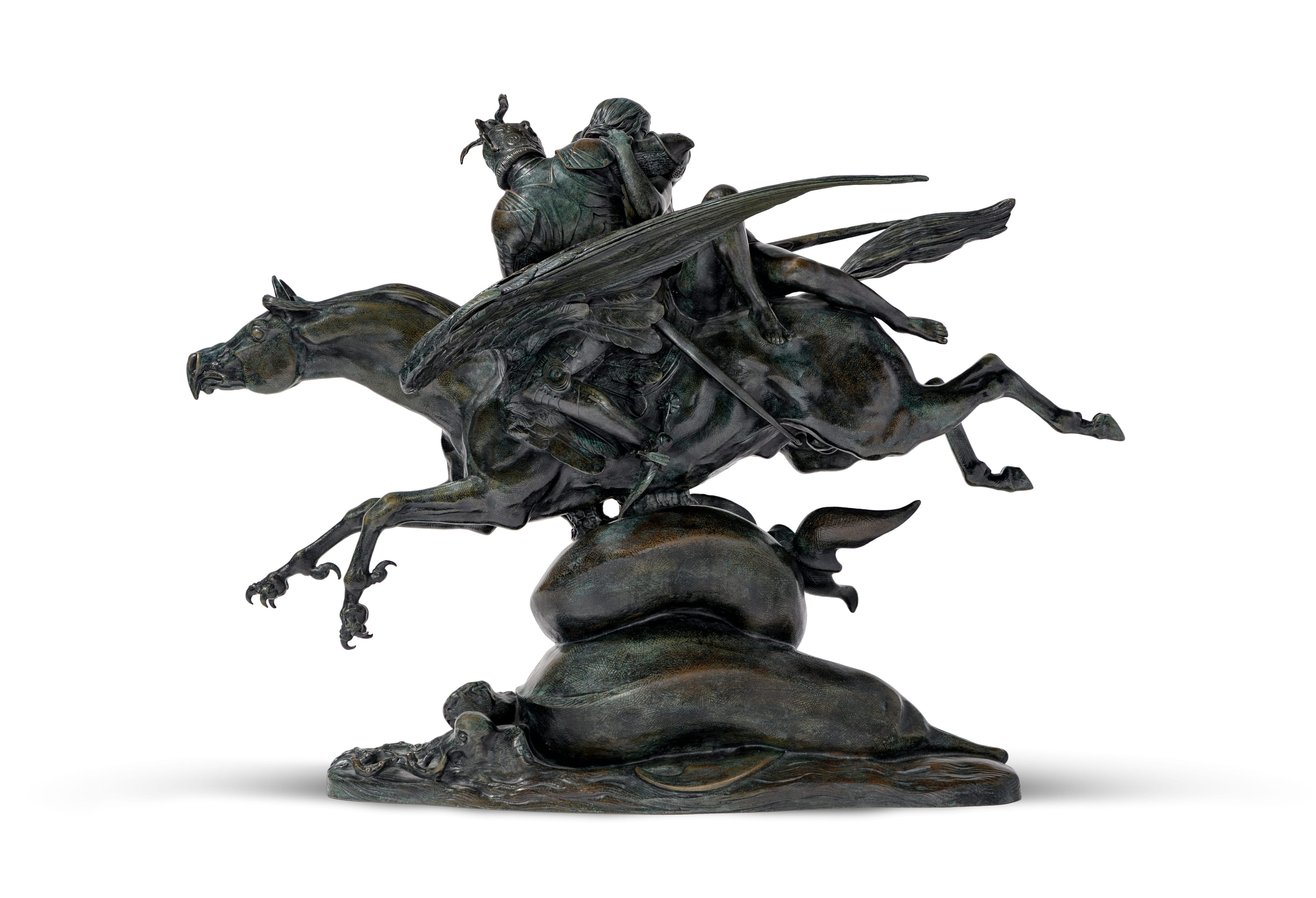 Roger and Angelica Borne by the Hippogriff