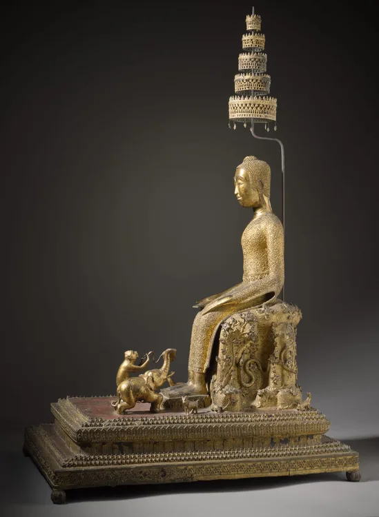 ★初版★ Gleanings in Buddha-fields 小泉 八雲 Unknown, Monkey's Gift of Honey to Buddha Shakyamuni in the
