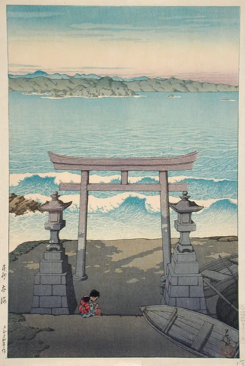 Kawase Hasui, Pacific Ocean, Bōshū, 1925 | LACMA Collections