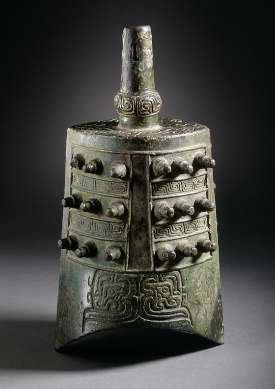 Bell (Zhong) with Dragons and Spirals | LACMA Collections