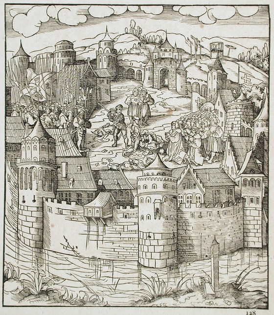 Execution and Pardoning at Bruges by Leonhard Beck