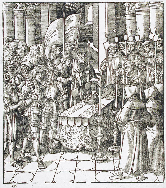The Funeral of the Cousin of the Blue King by Leonhard Beck