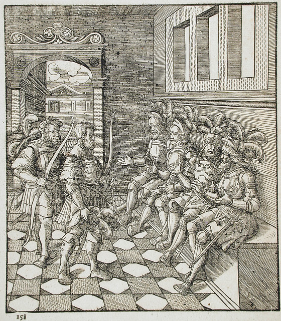 A Council with Italian Captains by Leonhard Beck