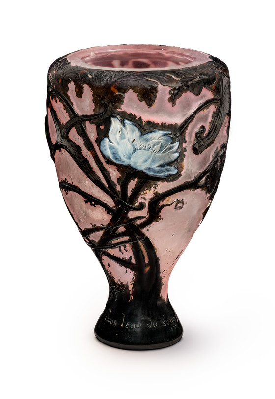 Vase, 'Sous l'eau du songe' by Emile Gallé